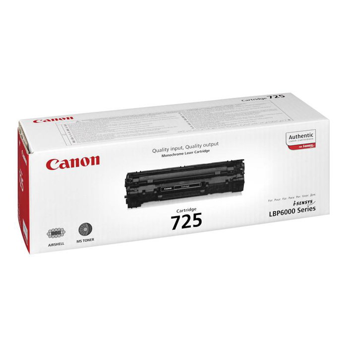 Canon 3484B002 - Cartouche d'encre 725 pour imprimantes Canon - Cartouche OEM