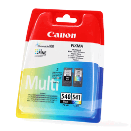 Canon 5225B006 Cartouches d'encre Multipack PG-540 Noir, CL-541 Cyan, Magenta, Jaune - Pack de 4