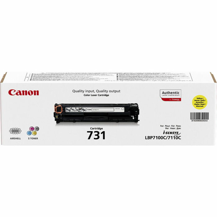 Canon Cartouche de toner 731 Y jaune
