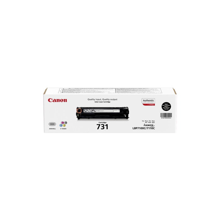 Canon Cartouche de toner 731 BK Noir