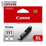 Canon CLI-551GY XL Cartouche d'encre grise grande capacité pour imprimantes PIXMA IP7250, MG5450, MG6350