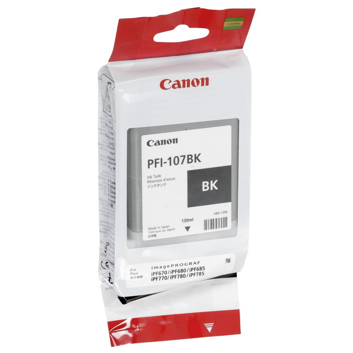 Canon PFI-107 BK Noir