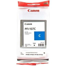 Canon PFI-107C / 6706B001 Cartouche d'encre Cyan pour imprimante à jet d'encre