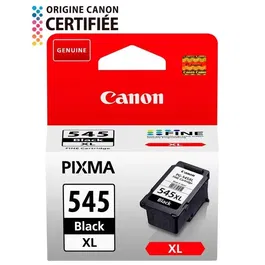 Canon Cartouche d'encre PG-545 XL Noir - Grande capacité (15ml) - Compatible avec imprimantes PIXMA iP2850, MG2450, MG2550, MX495, MG3050, TS3150, TR4550
