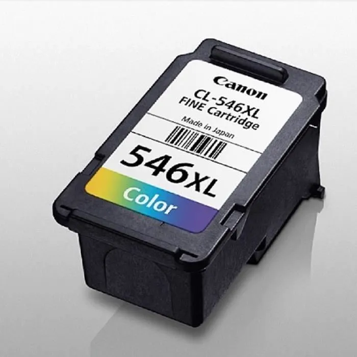 Canon CLI-546 XL Pack de 3 Cartouches d'Encre Couleur (Cyan, Magenta, Jaune) Haute Capacité pour Imprimantes PIXMA