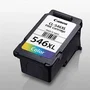 Canon CLI-546 XL Pack de 3 Cartouches d'Encre Couleur (Cyan, Magenta, Jaune) Haute Capacité pour Imprimantes PIXMA