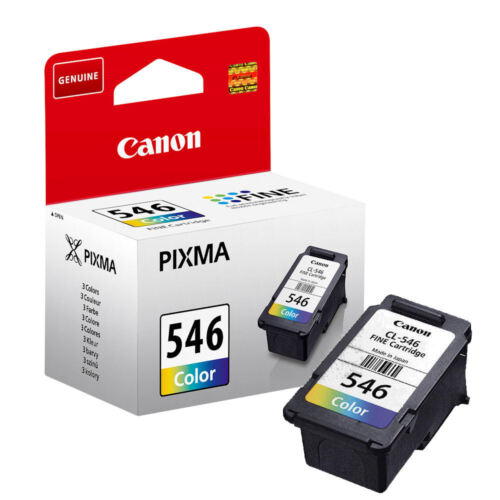 Canon CL-546 C/M/Y Cartouche d'encre couleur originale 9ml pour PIXMA MG2450 TS3350 Canon CL-546 C/M/Y Cartouche d'encre couleur originale 9ml pour PIXMA MG2450 TS3350