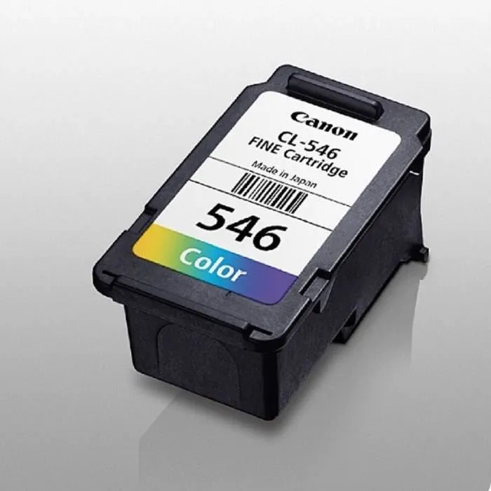 Canon CL-546 - Pack de 3 cartouches d'encre couleur (Cyan, Magenta, Jaune) - Compatible PIXMA iP2850, MG2450, MG2455, MG2550