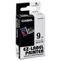 Casio XR-9 WE Ruban d'étiquettes 9 mm noir/blanc