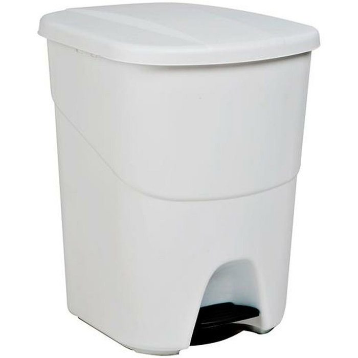 Poubelle Denox 40 L Blanc Plastique Poubelle Denox 40 L Blanc Plastique
