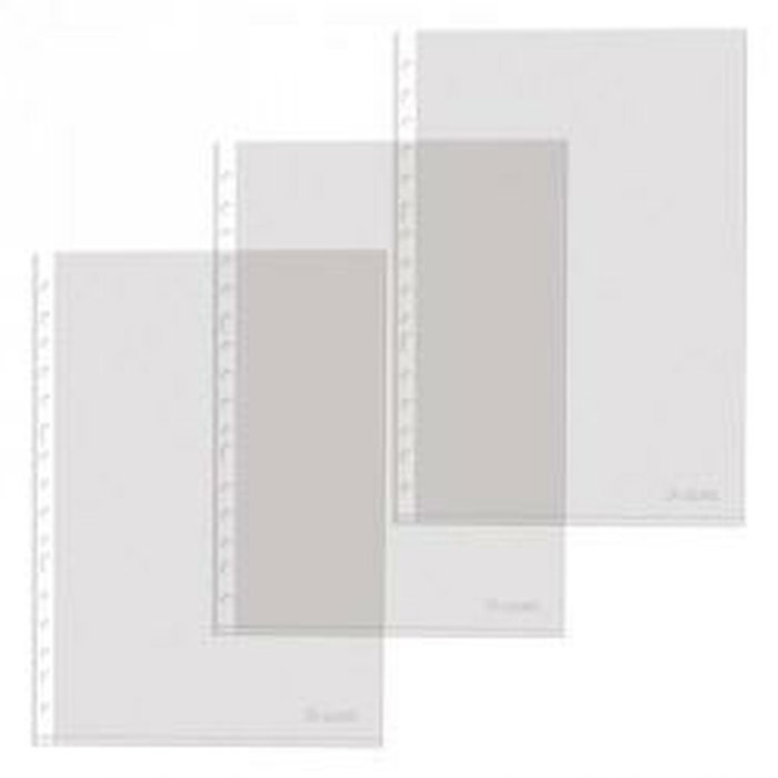Housses DOHE Premium Cristal Transparent Feuille Perforées 100 Pièces (100 Unités)