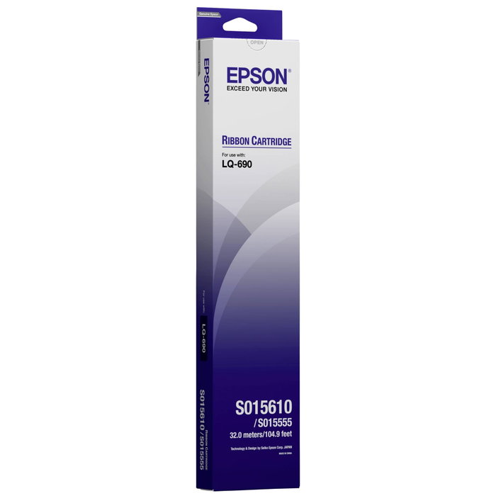 Epson C13S015610 Ruban Noir pour Imprimante Matricielle S015610 Epson C13S015610 Ruban Noir pour Imprimante Matricielle S015610