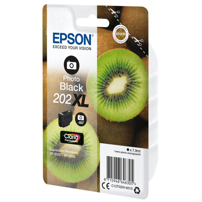 Epson 202XL Noir Photo XL C13T02H14010