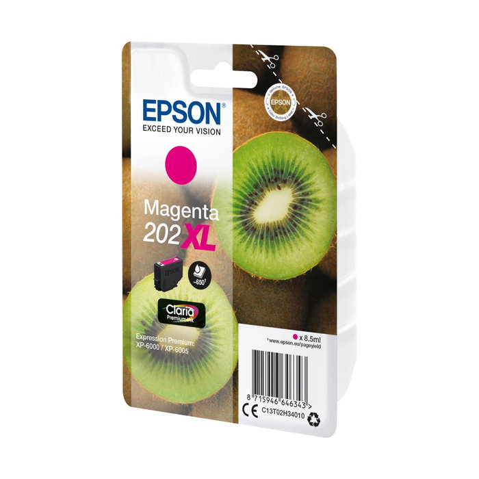 Epson Cartouche Claria Premium 202 XL Magenta T 02H3