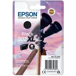 Epson Cartouche d'encre 502 XL Noir Haute Capacité - 550 pages - Pour Expression Home XP-5100/5105, WorkForce WF-2860DWF/2865DWF (C13T02W14010)