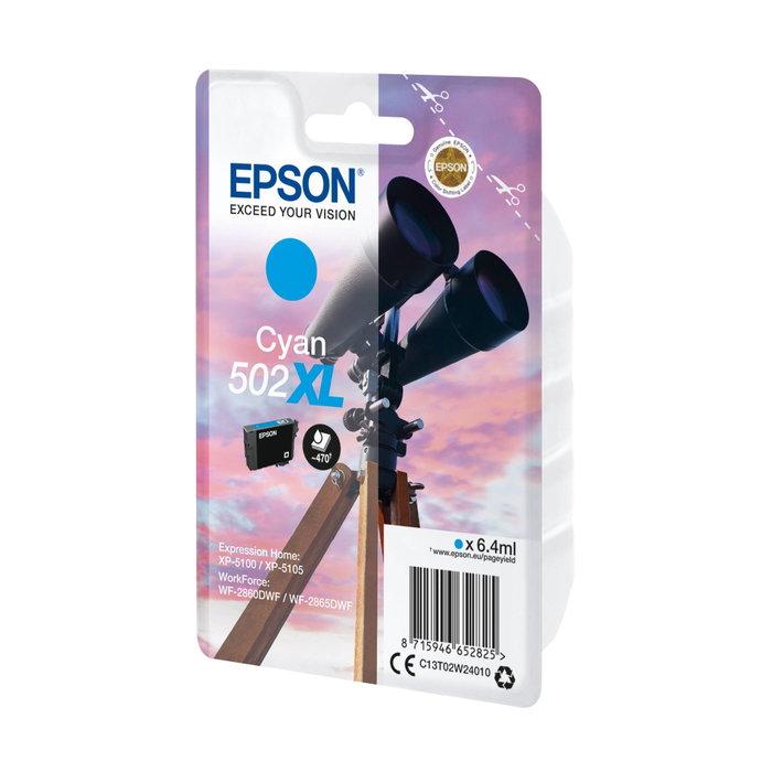 Epson 502XL C13T02W24010 Cyan Epson 502XL C13T02W24010 Cyan