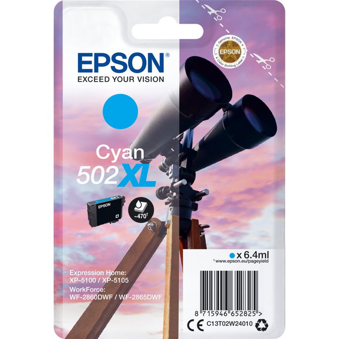 Epson 502XL C13T02W24010 Cyan Epson 502XL C13T02W24010 Cyan