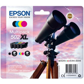 Epson 502XL Multipack C13T02W64010 Noir, Cyan, Magenta, Jaune
