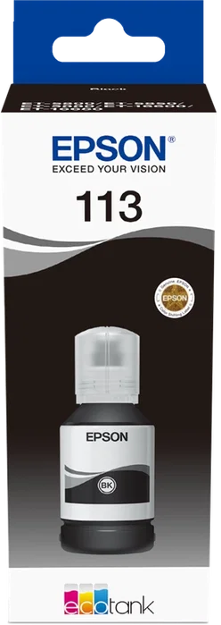 Epson 113 Noir - Recharge d'encre EcoTank Pigmentée