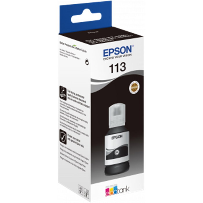 Epson Cartouche d'encre 113 EcoTank Noir Pigmenté 127 ml C13T06B140