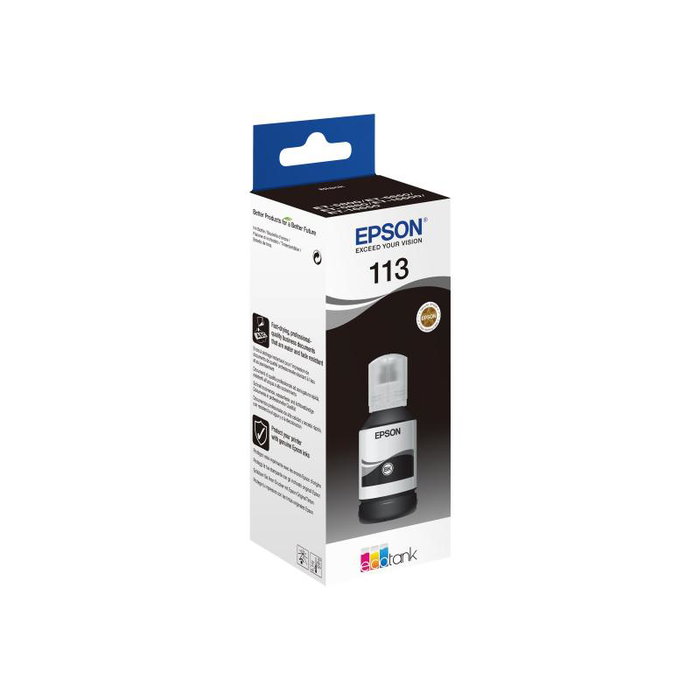 Epson 113 Noir - Recharge d'encre EcoTank Pigmentée