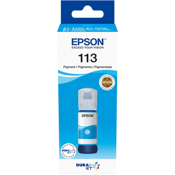 Epson EcoTank Pigment Cyan série 113 (T06B2)