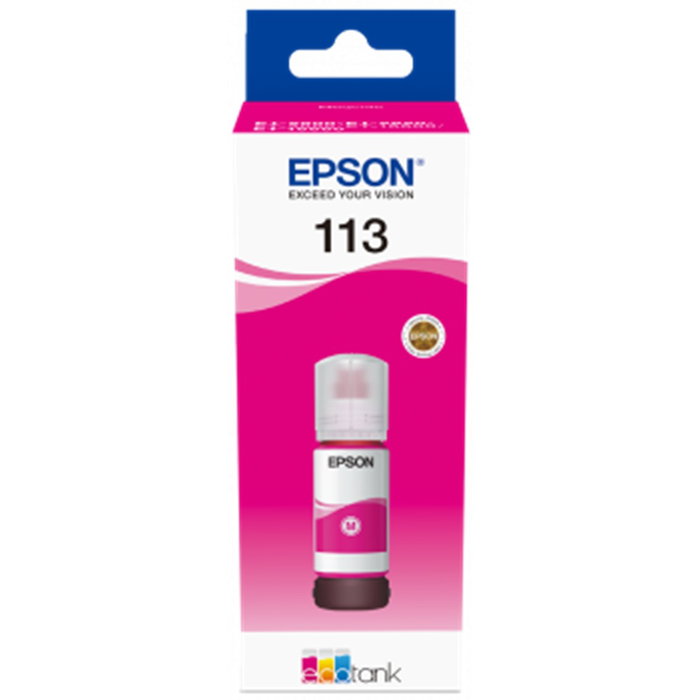 Epson 113 Magenta Bouteille d'encre EcoTank Pigmentée C13T06B340