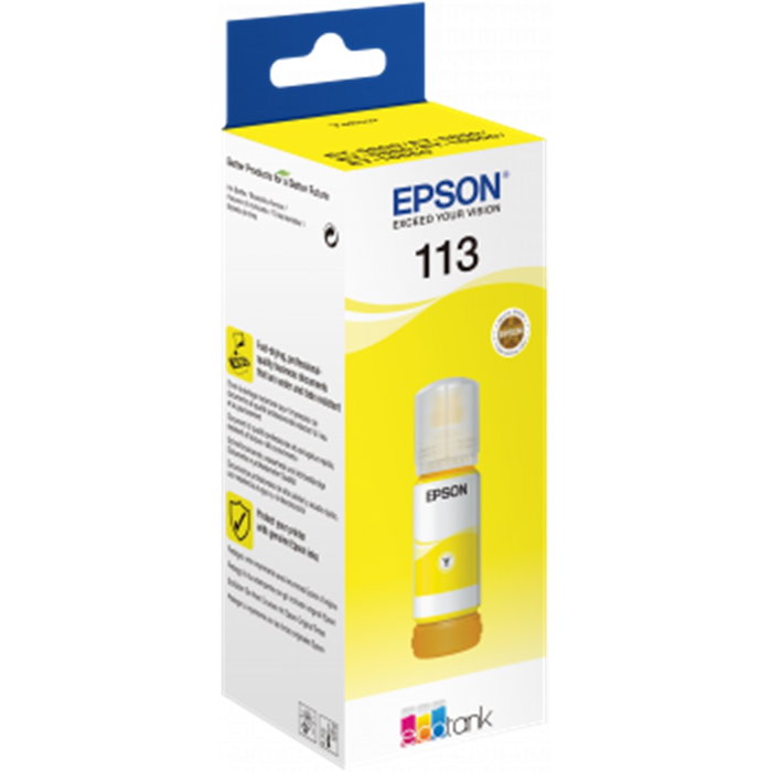 Epson Cartouche d'encre 113 EcoTank Pigment Jaune 70 ml C13T06B440