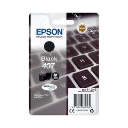 Epson C13T07U140 Cartouche d'encre noir 407 - Encre originale