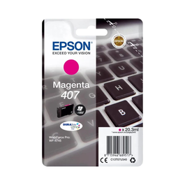 Epson C13T07U340 - Cartouche d'encre Magenta pour imprimante série Expression Home XP-4105/XP-3100/XP-4100 (modèle 407)