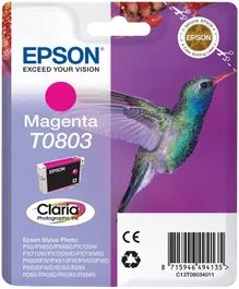 Epson T0803 Magenta Cartouche d'encre (C13T08034011)
