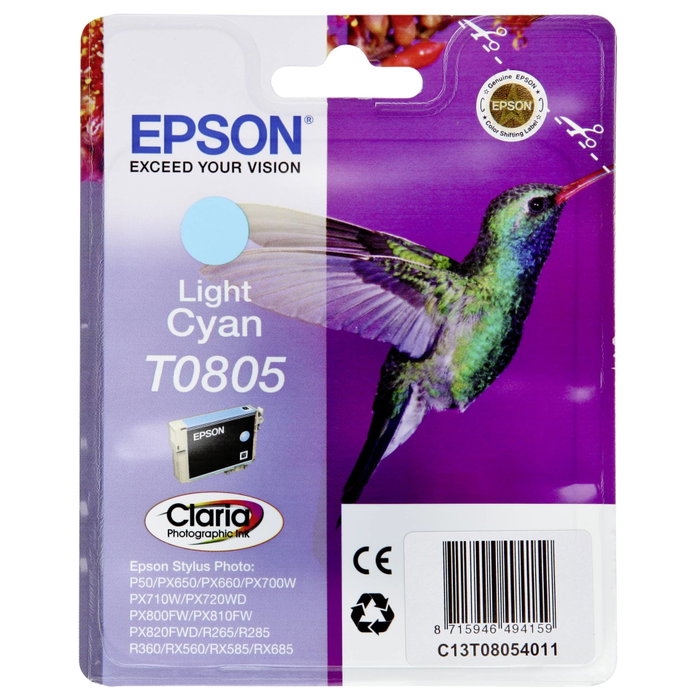 Epson T0805 Cyan clair Colibri