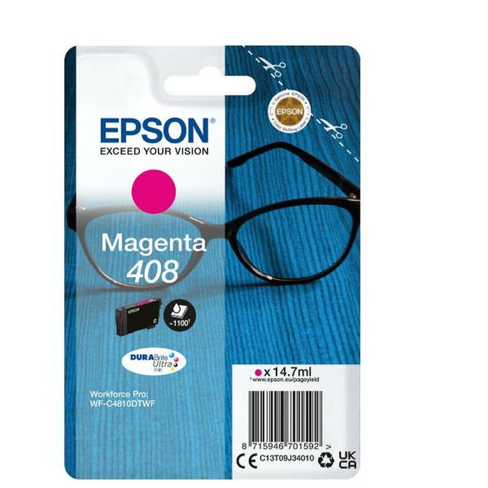 Epson 408 Magenta DURABrite Ultra Ink Epson 408 Magenta DURABrite Ultra Ink