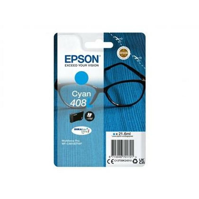 Epson Cartouche d'encre 408L Cyan DURABrite Ultra XL Epson Cartouche d'encre 408L Cyan DURABrite Ultra XL