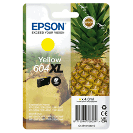 Epson Cartouche d'encre 604XL Jaune - Format Extra Large (XL) / C13T10H44010 - Compatible avec les imprimantes Epson