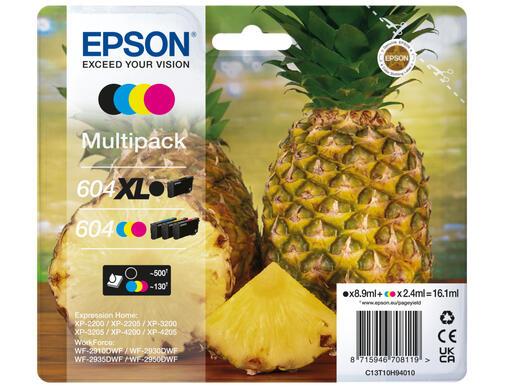 Epson Multipack de cartouches d'encre 604XL C13T10H94010 Epson Multipack de cartouches d'encre 604XL C13T10H94010
