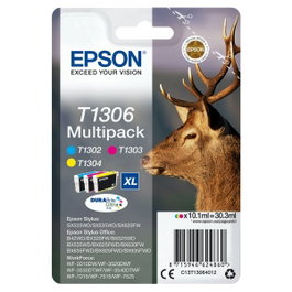 Epson Multipack T1306 Cyan, Magenta, Jaune (C13T13064012)