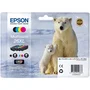 Epson C13T26364010 - Cartouches d'encre XL Multipack - Noir, Cyan, Magenta, Jaune - Pour imprimantes compatibles