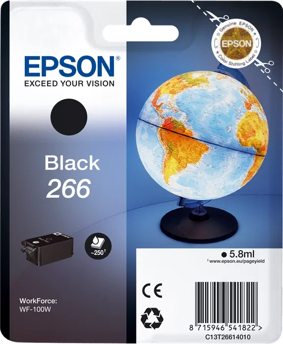 Epson Cartouche d'encre 266 Noir C13T26614010