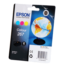 Epson C13T26704010 - Cartouches d'encre 267 Multipack (Cyan, Magenta, Jaune)