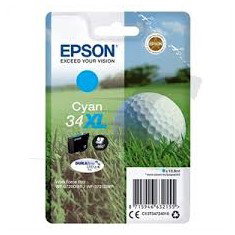 Epson Cartouche d'encre 34XL Cyan DURABrite Ultra C13T34724010