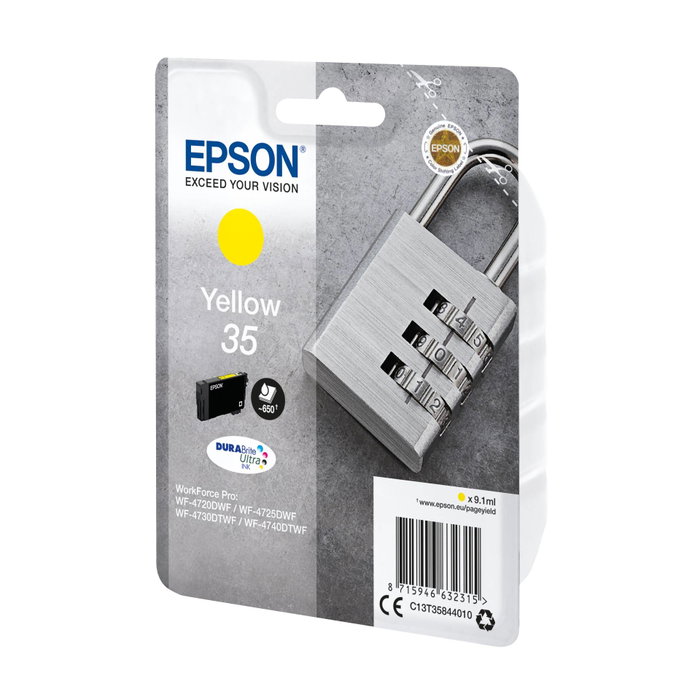 Epson Cartouche d'encre jaune DURABrite Ultra Ink 35 T 3584 Epson Cartouche d'encre jaune DURABrite Ultra Ink 35 T 3584