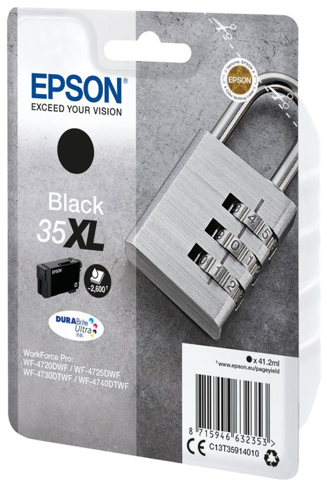 Epson Cartouche d'encre 35XL Noir DURABrite Ultra