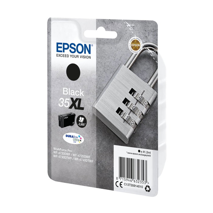 Epson Cartouche d'encre 35XL Noir DURABrite Ultra