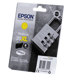 Epson C13T35944010 - Cartouche d'encre jaune grand format XL - 35XL
