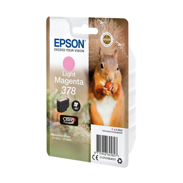 Epson Cartouche d'encre 378 Claria Photo HD Light Magenta C13T37864010 Epson Cartouche d'encre 378 Claria Photo HD Light Magenta C13T37864010