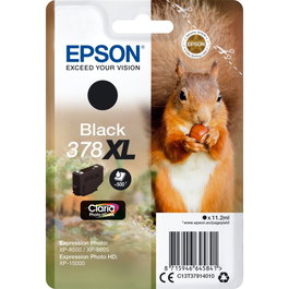 Epson Cartouche d'encre 378XL Claria Photo HD Noir C13T37914010
