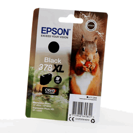 Epson - Cartouche d'encre 378XL Noire / C13T37914010 - Encre haute capacité pour imprimantes Epson