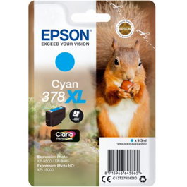 Epson C13T37924010 Cartouche d'encre 378XL Singlepack Cyan Claria Photo HD Ink