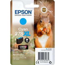 Epson Cartouche d'encre Claria Photo HD 378XL Cyan C13T37924010